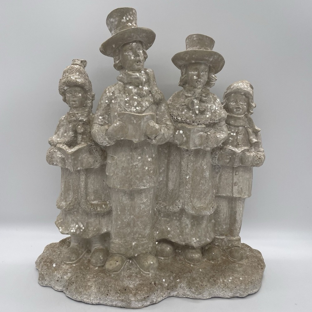 Hobby Lobby Aspen Cove Family Of Carolers Christmas 2013 Beige Plaster‎ Like